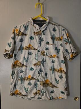 RF BRAND MENS WESTERN SHIRT SIZE LARGE
